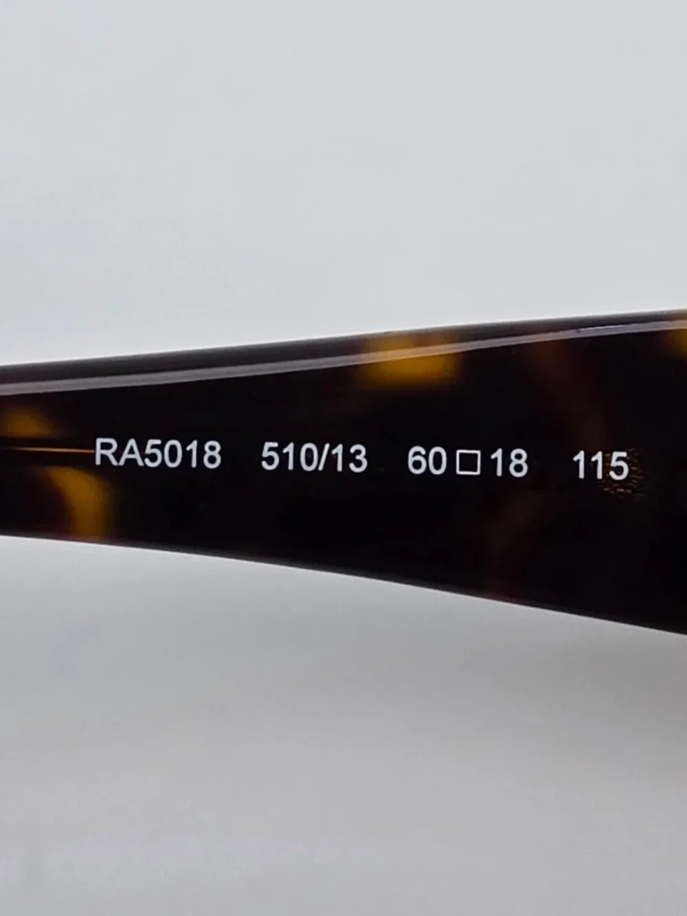 Ralph Lauren RA5018 510/13 Dark Tortoise Frame Brown Gradient Lens Sunglasses